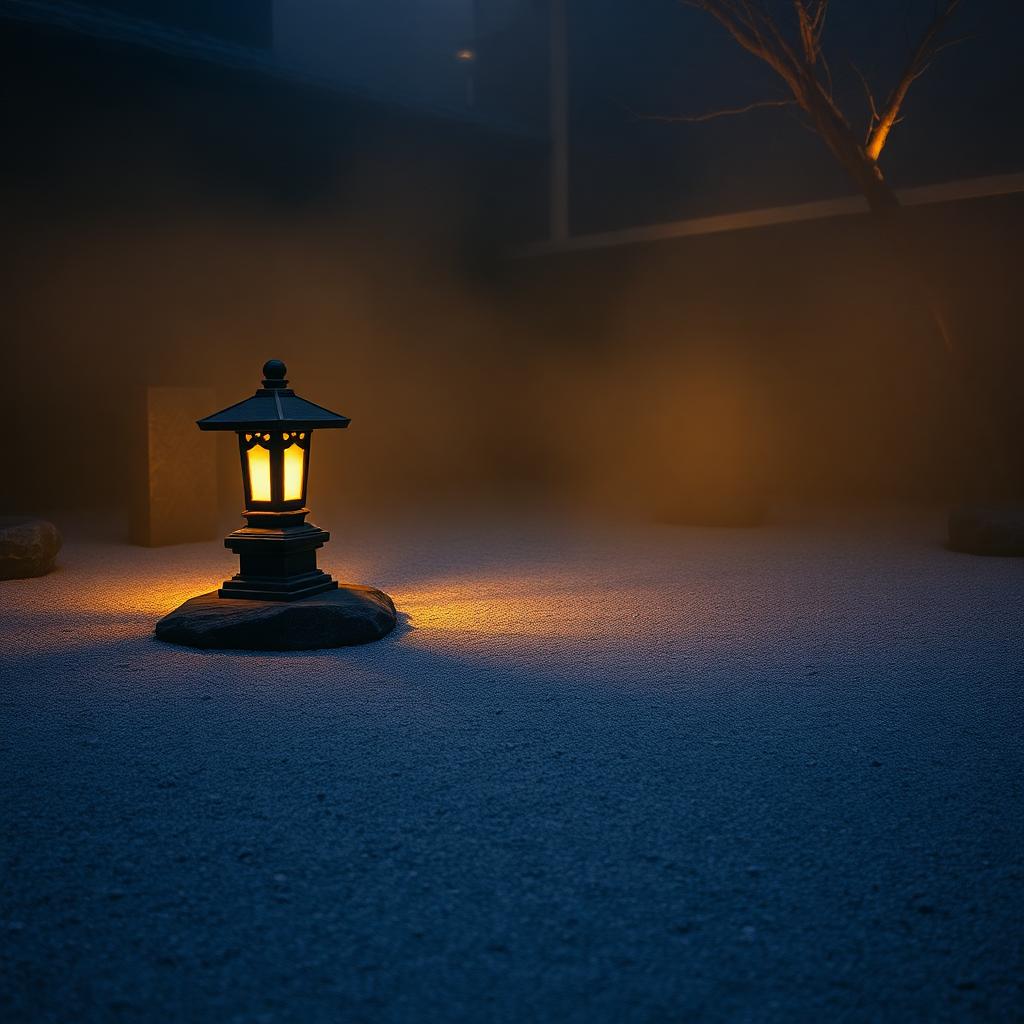 Japanese-inspired atmospheric interior